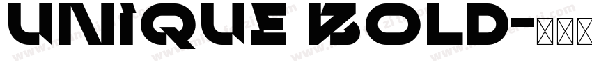 Unique BOLD字体转换